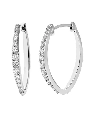 Amairah 1.00 Ct. Tw. Lab-grown Diamond 14k Hoop Earrings In Metallic