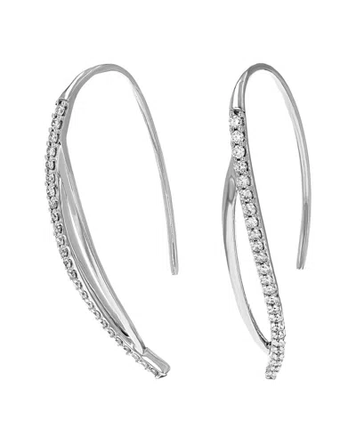 Amairah 1.00 Ct. Tw. Lab-grown Diamond 14k Hoop Earrings In Metallic