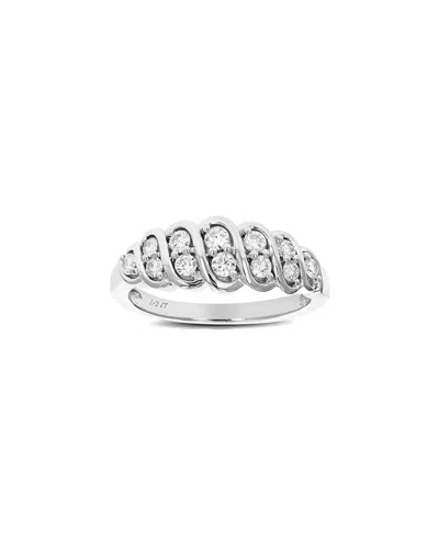 AMAIRAH AMAIRAH SILVER 0.50 CT. TW. LAB-GROWN DIAMOND RING