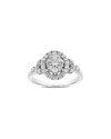 Amairah 1.00 Ct. Tw. Lab-grown Diamond Silver Engagement Ring