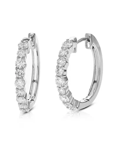 Amairah 14k 1.00 Ct. Tw. Lab-grown Diamond Hoops In Metallic