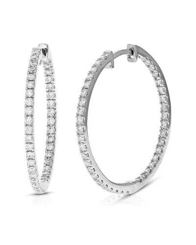 Amairah 14k 1.00 Ct. Tw. Lab-grown Diamond Hoops In Metallic