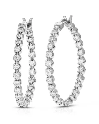 Amairah 14k 1.00 Ct. Tw. Lab-grown Diamond Hoops In Metallic