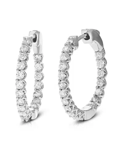 Amairah 14k 1.00 Ct. Tw. Lab-grown Diamond Hoops In Metallic