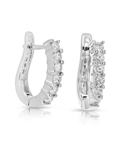 Amairah 14k 1.00 Ct. Tw. Lab-grown Diamond Hoops In Metallic