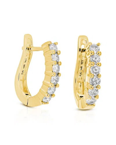 AMAIRAH AMAIRAH 14K 1.00 CT. TW. LAB-GROWN DIAMOND HOOPS