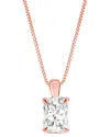 Amairah 14k 1.00 Ct. Tw. Lab-grown Diamond Pendant Necklace In Blue