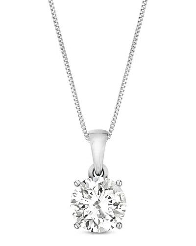 Amairah 14k 1.00 Ct. Tw. Lab-grown Diamond Solitaire Pendant Necklace