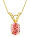 Amairah 14k 1.00 Ct. Tw. Lab-grown Diamond Solitaire Pendant Necklace