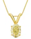 Amairah 14k 1.00 Ct. Tw. Lab-grown Diamond Solitaire Pendant Necklace