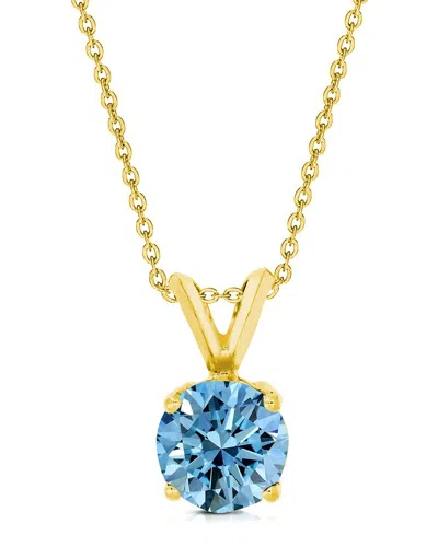 AMAIRAH AMAIRAH 14K 1.00 CT. TW. LAB-GROWN DIAMOND SOLITAIRE PENDANT NECKLACE