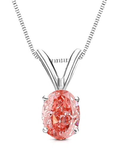 Amairah 14k 1.00 Ct. Tw. Lab-grown Diamond Solitaire Pendant Necklace In Metallic
