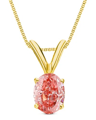 AMAIRAH AMAIRAH 14K 1.00 CT. TW. LAB-GROWN DIAMOND SOLITAIRE PENDANT NECKLACE