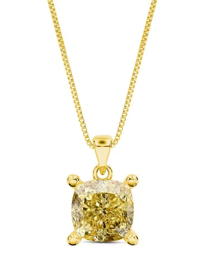 Amairah 14k 1.00 Ct. Tw. Lab-grown Diamond Solitaire Pendant Necklace In Gold