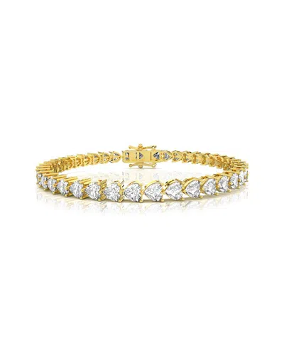 Amairah 14k 10.00 Ct. Tw. Lab-grown Diamond Tennis Bracelet In Gold