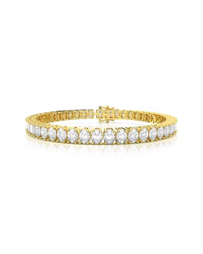 Amairah 14k 10.00 Ct. Tw. Lab-grown Diamond Tennis Bracelet In Gold