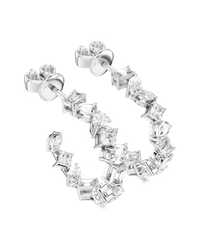 Amairah 14k 1.15 Ct. Tw. Lab-grown Diamond Hoop Earrings In Metallic