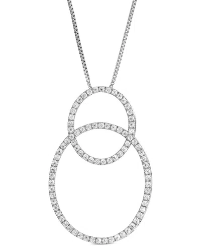 AMAIRAH AMAIRAH 14K 1.25 CT. TW. LAB-GROWN DIAMOND PENDANT NECKLACE