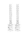 Amairah 14k 1.35 Ct. Tw. Lab-grown Diamond Dangle Earrings In Metallic