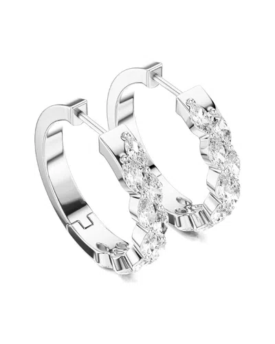 Amairah 14k 1.50 Ct. Tw. Lab-grown Diamond Hoop Earrings In Metallic