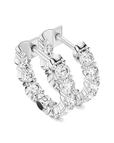 Amairah 14k 1.50 Ct. Tw. Lab-grown Diamond Hoop Earrings In Metallic