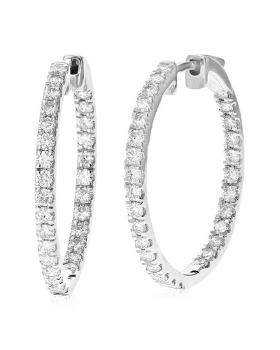 Amairah 14k 1.50 Ct. Tw. Lab-grown Diamond Hoops In Metallic