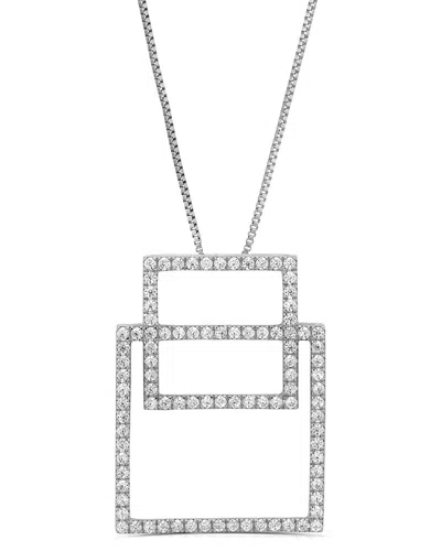 AMAIRAH AMAIRAH 14K 1.50 CT. TW. LAB-GROWN DIAMOND PENDANT NECKLACE