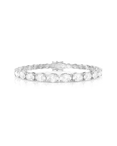 Amairah 14k 15.00 Ct. Tw. Lab-grown Diamond Tennis Bracelet In Silver