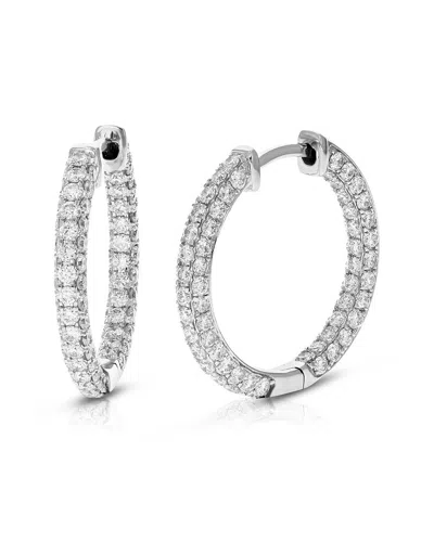 Amairah 14k 2.00 Ct. Tw. Lab-grown Diamond Hoops In Metallic