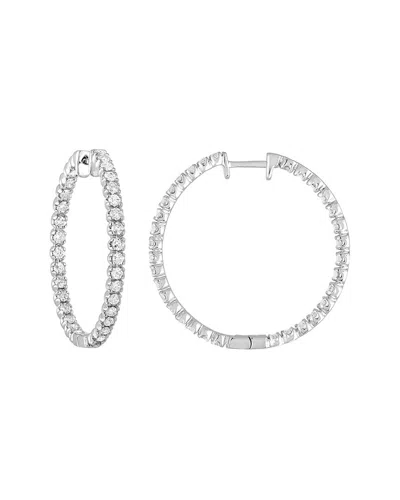 AMAIRAH AMAIRAH 14K 2.00 CT. TW. LAB-GROWN DIAMOND HOOPS