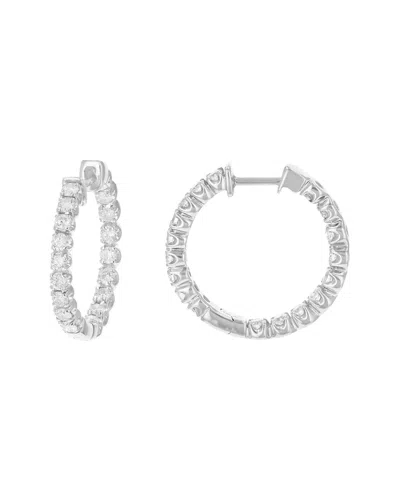 Amairah 14k 2.00 Ct. Tw. Lab-grown Diamond Hoops In Metallic