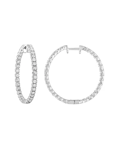Amairah 14k 2.00 Ct. Tw. Lab-grown Diamond Hoops In Metallic