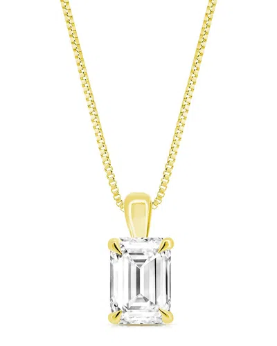 Amairah 14k 2.00 Ct. Tw. Lab-grown Diamond Solitaire Pendant Necklace In Gold