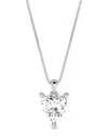 Amairah 14k 2.00 Ct. Tw. Lab-grown Diamond Solitaire Pendant Necklace