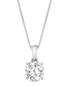 Amairah 14k 2.00 Ct. Tw. Lab-grown Diamond Solitaire Pendant Necklace