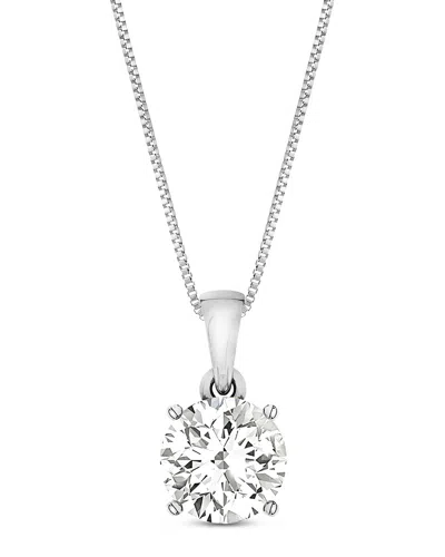 Amairah 14k 2.00 Ct. Tw. Lab-grown Diamond Solitaire Pendant Necklace