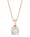 Amairah 14k 2.00 Ct. Tw. Lab-grown Diamond Solitaire Pendant Necklace
