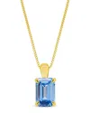 Amairah 14k 2.00 Ct. Tw. Lab-grown Diamond Solitaire Pendant Necklace