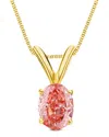 Amairah 14k 1.00 Ct. Tw. Lab-grown Diamond Solitaire Pendant Necklace