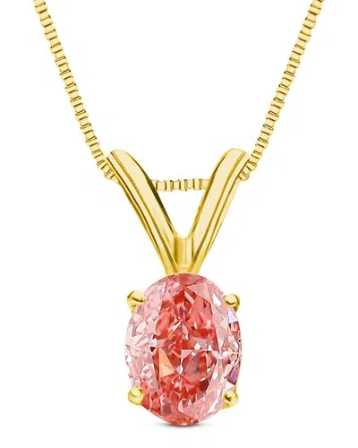 AMAIRAH AMAIRAH 14K 2.00 CT. TW. LAB-GROWN DIAMOND SOLITAIRE PENDANT NECKLACE