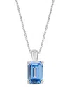 Amairah 14k 1.00 Ct. Tw. Lab-grown Diamond Solitaire Pendant Necklace