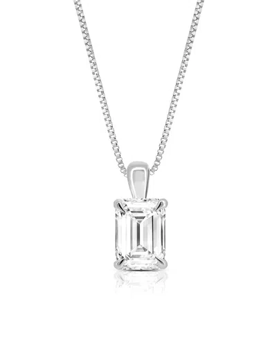 Amairah 14k 2.00 Ct. Tw. Lab-grown Diamond Solitaire Pendant Necklace In Metallic