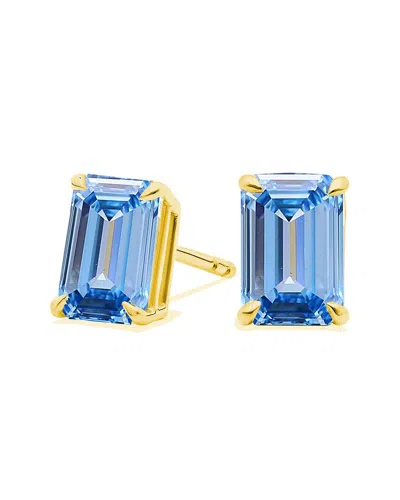 Amairah 14k 2.00 Ct. Tw. Lab-grown Diamond Stud Earrings In Blue