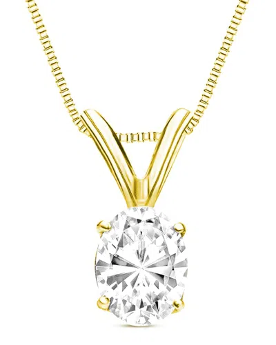 Amairah 14k 2.00 Ct. Tw. Lab-grown Diamond Solitaire Pendant Necklace In Gold