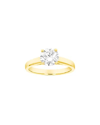 Amairah 14k 2.00 Ct. Tw. Lab-grown Diamond Solitaire Ring In Burgundy