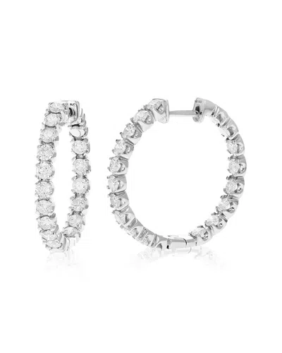 AMAIRAH AMAIRAH 14K 2.50 CT. TW. LAB-GROWN DIAMOND HOOPS
