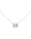 Amairah 14k 2.50 Ct. Tw. Lab-grown Diamond Solitaire Necklace In Silver
