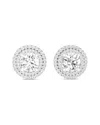 Amairah 14k 2.75 Ct. Tw. Lab-grown Diamond Stud Earrings In Silver