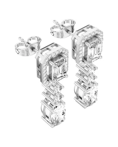 Amairah 14k 3.00 Ct. Tw. Lab-grown Diamond Dangle Earrings In Silver