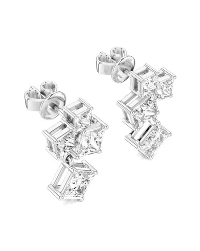 Amairah 14k 3.00 Ct. Tw. Lab-grown Diamond Dangle Earrings In Metallic